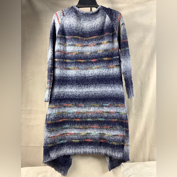 Hummingbird Cardigan Duster Sweaters Open No Buttons Long Sleeve - Picture 6 of 8